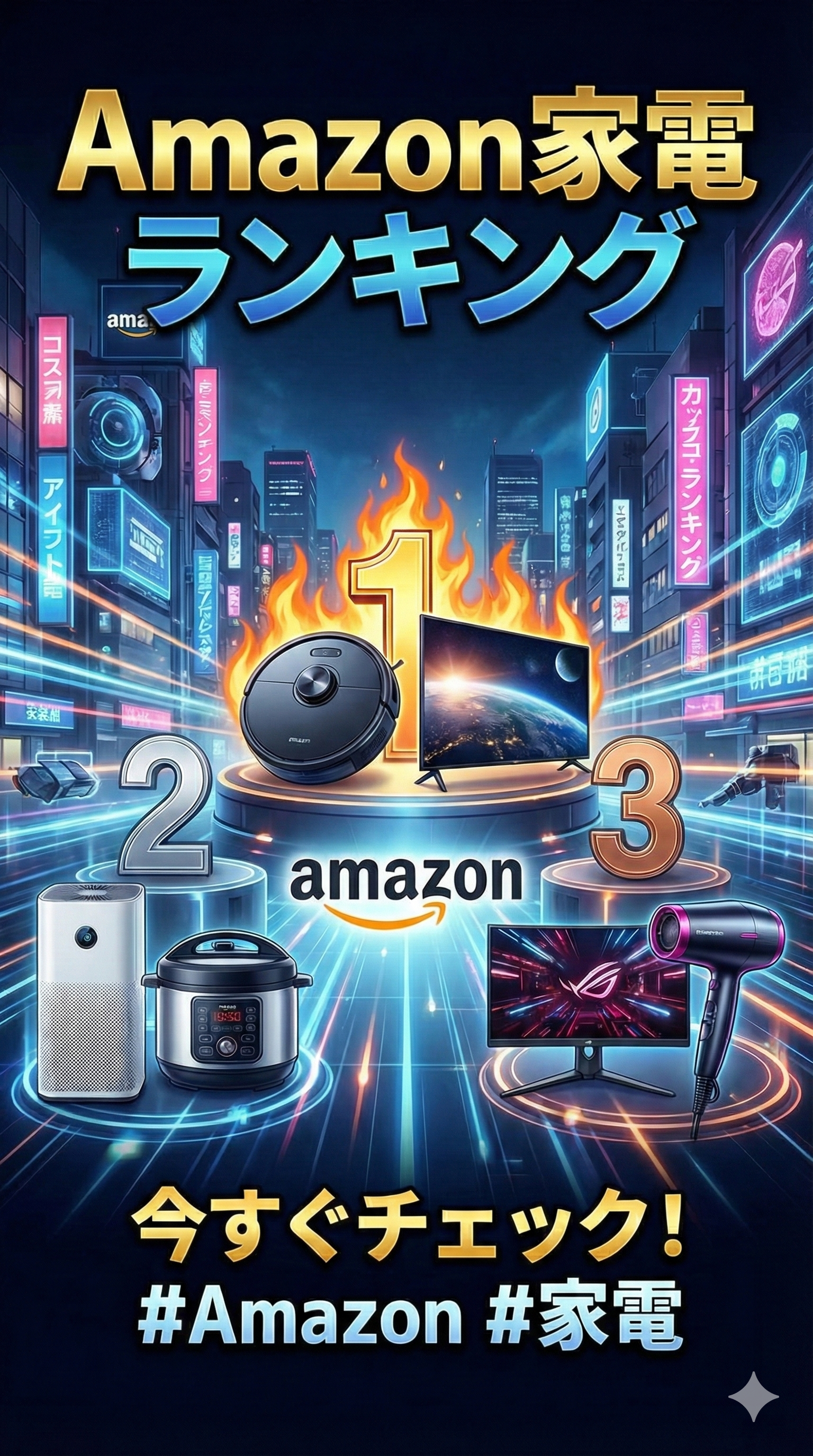 2026年01月23日 Amazon家電売れ筋ランキング