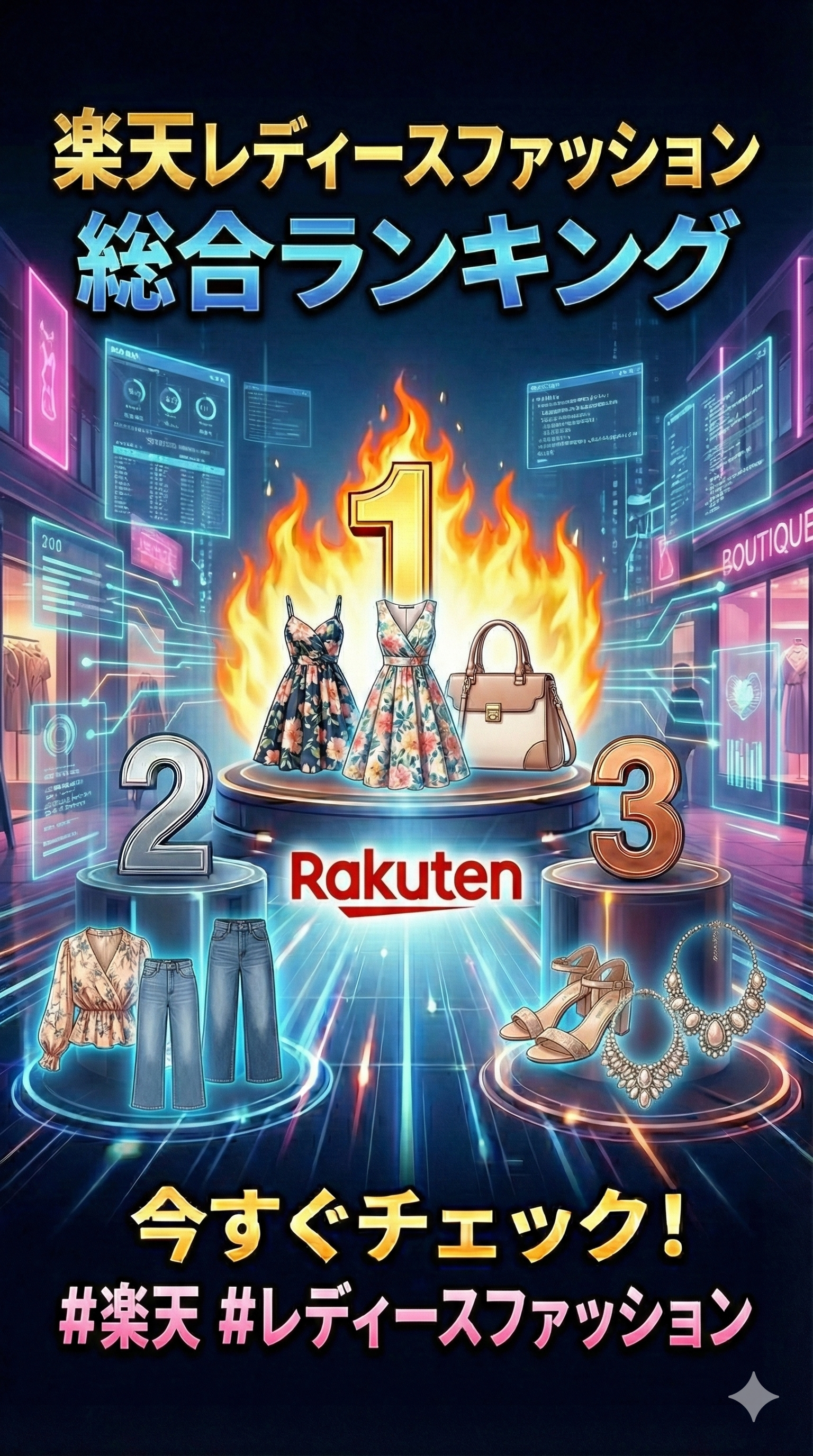 2026年01月09日 楽天レディース売れ筋ランキング