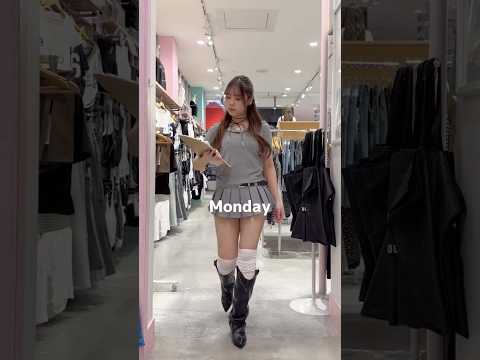 【夏の出勤コーデ👠❤️‍🔥】何曜日のコーデが好き？shorts fashion wego outfit 韓国ファッショ… サムネイル