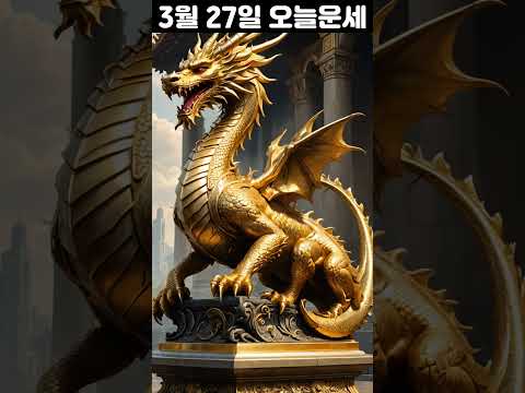 3월 27일 띠별 운세 코디색상 좋은위치 [30초운세]  🎃✨ 오늘의운세 띠별운세 행운숫자 행운색깔 운세