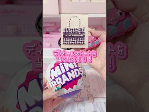 ハイブラバッグガチャでディオール風トートを当てたい！【ミニブランズ】 サムネイル