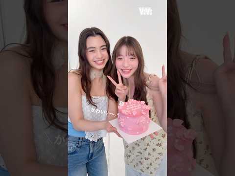 Birthday Surprise💖💖現場で一緒だったゆながサクラへバースデーサプライズしたよ🎂めちゃくちゃ喜んでくれ…