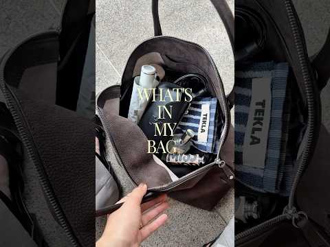 【IACUCCI】お気に入りのバッグでwhat's in my bag?🐻🤎お気に入りポイントはこの素材✨✨ブラウンカ…