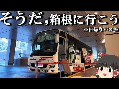 【ぷらっとバス旅】2,560円、日帰りで箱根温泉に行ってみたら…。【ゆっくりトラベル】東京⇔箱根 サムネイル