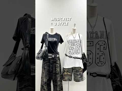 【夏フェスやお出掛けにおすすめ！Tシャツコーデ3選✨】参考にしてみてね👀shorts fashion wego out… サムネイル