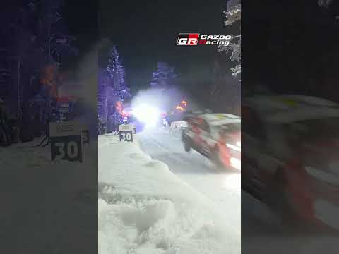 Neon Snow: High-Speed Night Flight in Sweden