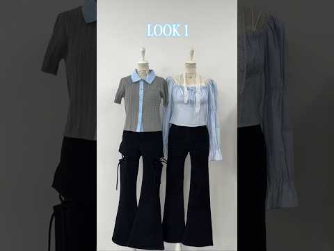 【おそろで着たい👫韓国風コーデ2選🩵🩶】どっちのコーデが好き？shorts fashion wego outfit 韓… サムネイル