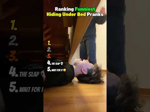 Ranking Funniest Hiding Under Bed Pranks 😂 サムネイル