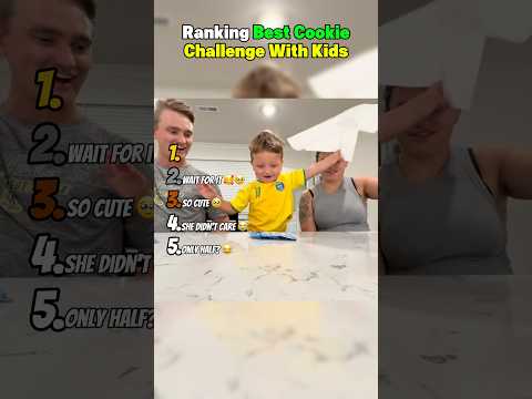 Ranking Best Cookie Challenge With Kids 😂 サムネイル
