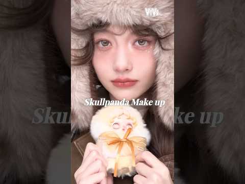 𝗦𝗸𝘂𝗹𝗹𝗽𝗮𝗻𝗱𝗮 𝗠𝗮𝗸𝗲 𝘂𝗽 🐼🤎💀 話題の「スカルパンダ」風メイクを雑賀サクラがトライ❄️ 使用コスメは概要… サムネイル