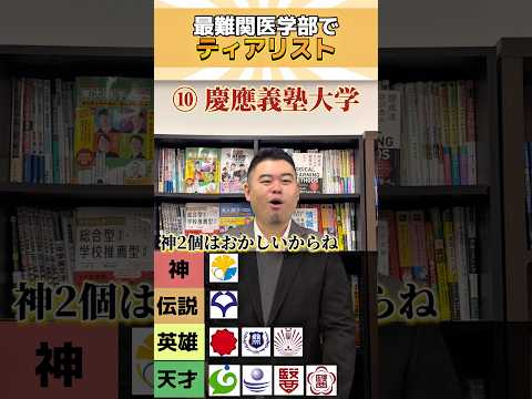 最難関医学部でティアリスト shorts コバショー 大学受験 医学部