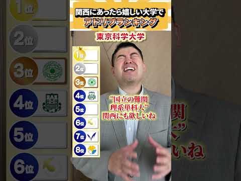 関西にあったら嬉しい大学でアドリブランキング！ コバショー 個別指導塾castdice 大学受験 shorts ランキ… サムネイル