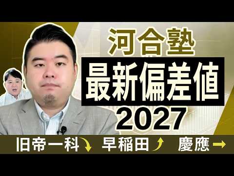 旧帝一科・早慶に穴場あり？2027年河合塾偏差値発表！ サムネイル