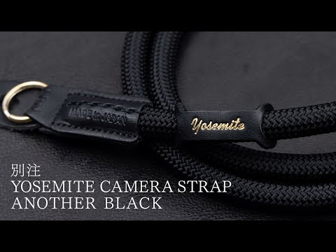 YOSEMITE 別注 YOSEMITE CAMERA STRAP 111cm ANOTHER BLACK サムネイル