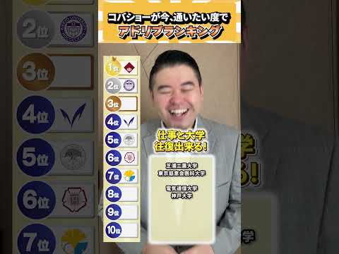 コバショーが今通いたい度でアドリブランキング！ コバショー 個別指導塾castdice 大学受験 shorts ランキ… サムネイル