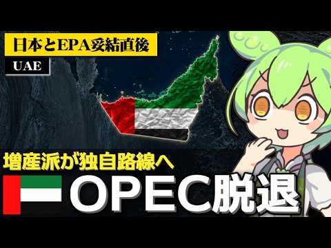 UAEが突如OPECからの脱退を発表した件について サムネイル