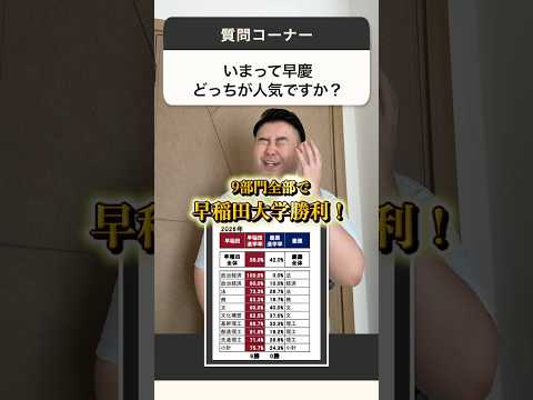 【話題】いま人気なのは早稲田？慶應？コバショーが語る早慶の注目度