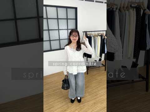 レイヤード好きの春コーデ🌸umm.着回し3style