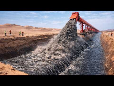 エジプトがサハラ砂漠を切り開き、地中海の海水を流し込もうとしている。アフリカの地図が永久に塗り替えられる！ サムネイル