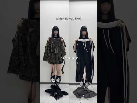 【あなたはどっち派？】スカート派💚？パンツ派🖤？shorts fashion wego ウィゴー outfit 韓国フ… サムネイル