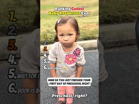 Ranking Cutest Baby Responses Ever 😂