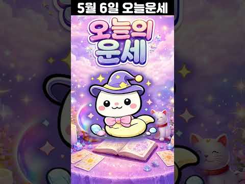 [오늘의 운세] 2026년 5월 6일 띠별 운세 코디색상 좋은위치  오늘의 운세 행운 띠별운세 로또 타로… サムネイル