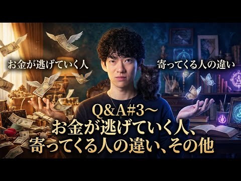 Q&A3お金が逃げていく人、寄ってくる人の違い、その他 サムネイル