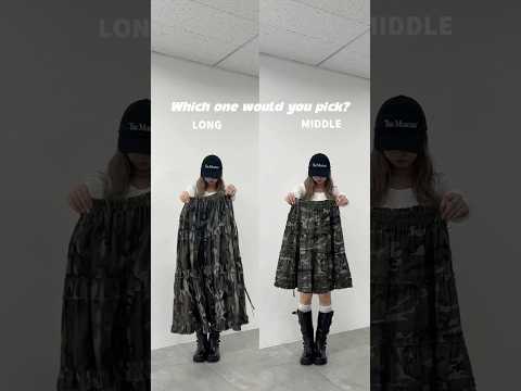 【あなたはどっち派？】ロング丈派🤍？ミドル丈派🖤？shorts fashion wego ウィゴー outfit 韓国…