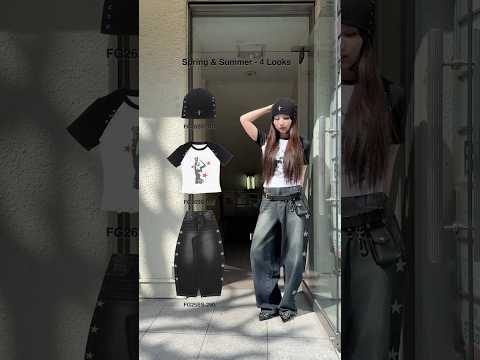 【春夏おすすめストリートコーデ4選🩶】どのコーデが好き？shorts fashion wego outfit 韓国ファ…