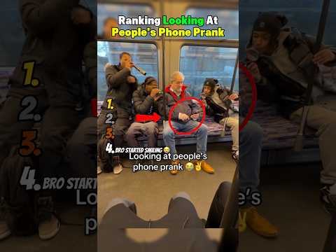 Ranking Looking At People's Phone Prank 😂 サムネイル