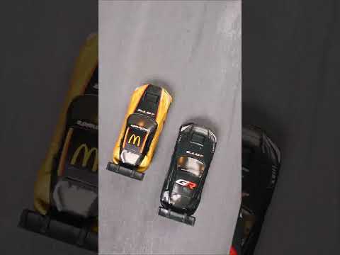 【ハッピーセット®×GR GT3】トミカがリアルに動き出す🏁 コラボムービーを再現🎥👀 grgt3 サムネイル