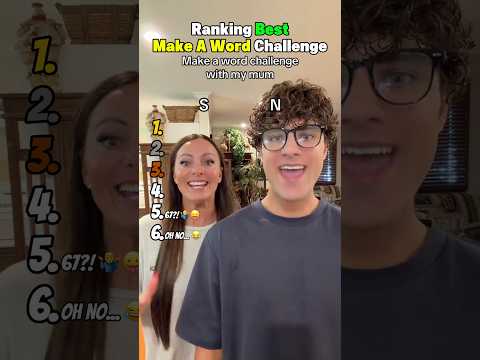 Ranking Best Make A Word Challenge 😂 サムネイル