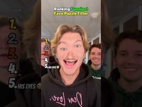 Ranking Funniest Face Puzzle Filter 😂 サムネイル