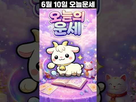 [오늘의 운세] 2026년 6월 10일 띠별 운세 코디색상 좋은위치  shorts サムネイル