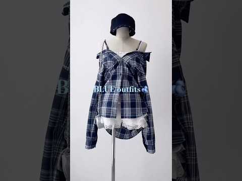 【春のブルーコーデ5選🫐】どのコーデが好き？shorts fashion wego outfit 韓国ファッション カ… サムネイル
