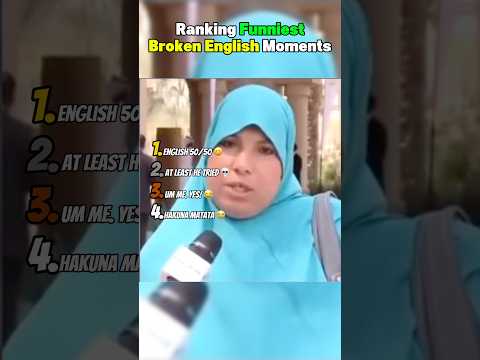 Ranking Funniest Broken English Moments 😂 サムネイル