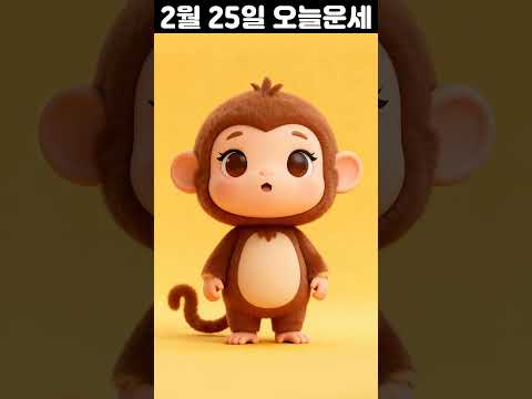 2월 25일 띠별 운세 코디색상 좋은위치 [30초운세]  🎃✨ 오늘의운세 띠별운세 행운숫자 행운색깔 운세 サムネイル