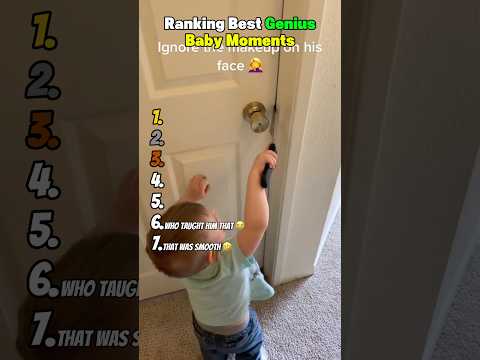 Ranking Best Genius Baby Moments 😂 サムネイル