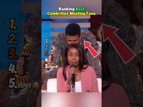 Ranking Best Celebrities Meeting Fans 😂 サムネイル