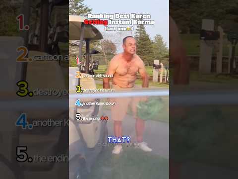 Ranking The Best Karen Getting Instant Karma サムネイル