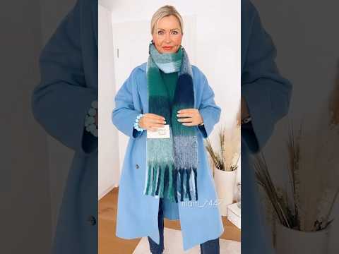 How to style a scarf 🧣 style ootdguide outfitconsira busnie… サムネイル