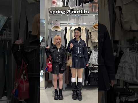 【春のおそろコーデ3選👭🌸】参考にしてみてね👍shorts fashion wego outfit 韓国ファッション… サムネイル