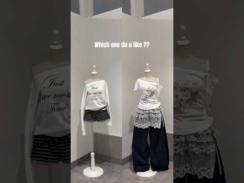 【あなたはどっち派？】ショートパンツ派🩶？デニムパンツ派🖤？shorts fashion wego ウィゴー outf… サムネイル