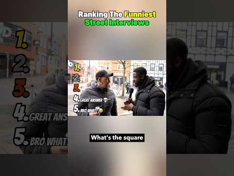Ranking The Funniest Street Interviews 😂 サムネイル