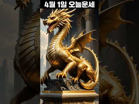 4월 1일 띠별 운세 코디색상 좋은위치 [30초운세]  🎃✨ shorts