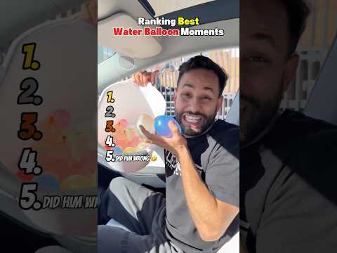 Ranking Best Water Balloon Moments 😂 サムネイル