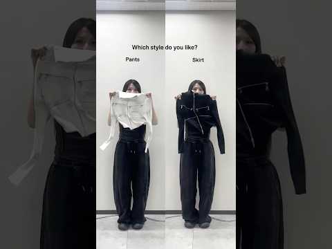 【あなたはどっち派？】パンツ派🩶？スカート派🖤？shorts fashion wego ウィゴー outfit 韓国フ…