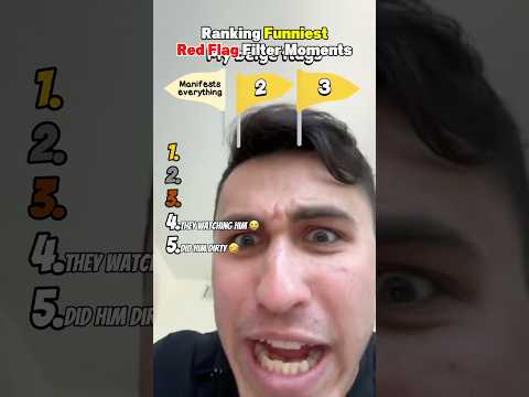 Ranking Funniest Red Flag Filter Moments 😂 サムネイル