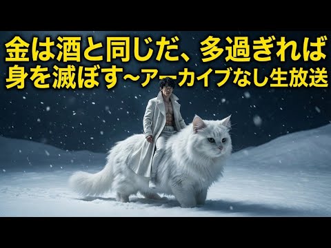 金は酒と同じだ、多過ぎれば身を滅ぼす〜アーカイブなし生放送