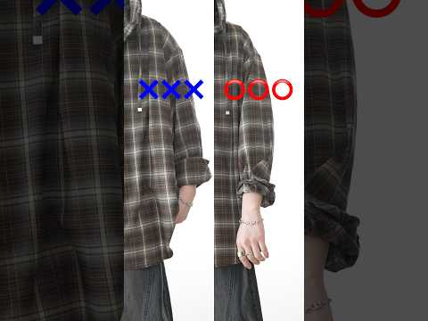 【お洒落さんは知ってる】袖まくりの正解⭕️間違い❌